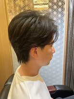 プレミアムバーバー 原宿店(PREMIUM BARBER produce by HIRO GINZA)&nbsp;ブローが楽！センターパート　原宿/渋谷/メンズ/バーバー/床屋