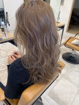 ラボヌールヘアー 札幌店(La Bonheur hair etoile) 透明感あふれるヌーディーカラーデザインカラーことりベージュ