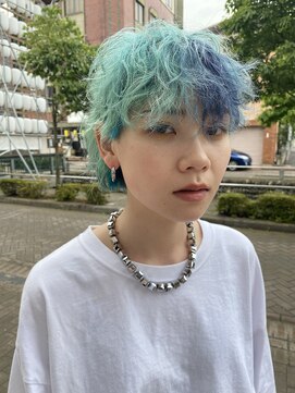 イン(in.) セクションカラー×パーマ