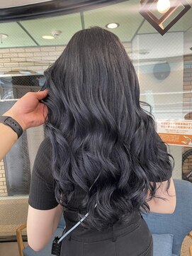 ラフ(LAFF) #黒髪#ボブルフ#ネビージュ#小顔#ワンレン