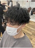 メンズ★波ウェーブパーマ