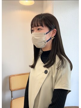 ホク(hoku) 透明感暗髪ロング