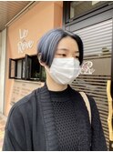 刈り上げブルーヘア 【広島廿日市コルハ ミヤジマエリ】