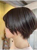 丸み柔らかショートボブ