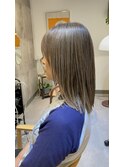 透き通る白髪活かした髪質改善