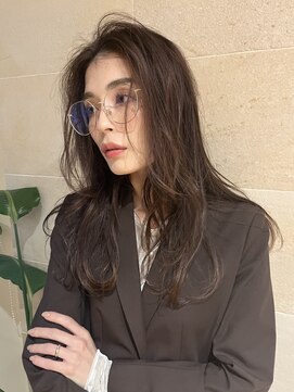 ビュートリアム265(BEAUTRIUM 265) 大人ロングレイヤーカット セピアブラウン 顔まわりレイヤー銀座