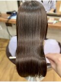 髪質改善ストレートロング艶髪スタイル