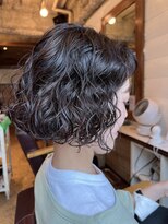 ラレイ ハラジュク(Lalei harajuku)&nbsp;【ささき】ボブパーマ/スパイラルパーマ/ボブ/パーマ/前髪