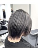CIERA.ウルフカット×バレイヤージュ