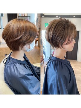 バンプ ギンザ(BUMP GINZA) 30代/40代/50代◎絶壁解消/白髪ぼかし/大人ショートボブ【湯本】