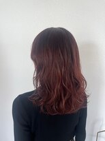 O 20代30代40代大人可愛いゆるふわピンクブラウンニュアンスパーマ