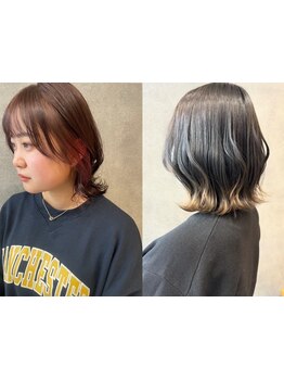 《お客様一人ひとりに理想の髪色を》絶妙な抜け感を演出するデザインカラーでトレンドスタイルに挑戦☆