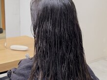 髪質改善ストレート、ビフォー