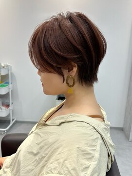 ネイロ 北千住(NeiRo) 小顔ショートボブカラー大人ショートボブひし形ショートカット