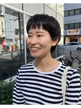 カフ(CAF) CAF　FUKO　ベリーショート/アッシュカラー/大阪/心斎橋