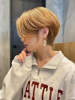 レーヴバイロンド 仙台(Reve by Lond)&nbsp;韓国風ハンサムショートボブ髪質改善縮毛矯正ネビージュ仙台前髪