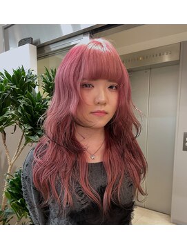 ジエクト ヴィシア(The Ect VIXIA) ピンクカラー/レイヤーカット/エンドカラー