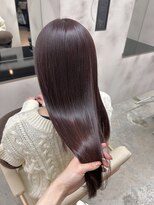 エルフレームバイワンラヴェスト(L'FLAME by one Lovest)&nbsp;ピンクブラウン/艶カラー/長野駅前/L'FLAME