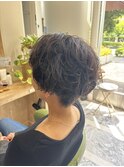 ショートボブパーマ