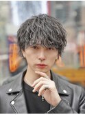 縦落ちマッシュパーマツイストスパイラルパーマ波巻きパーマ