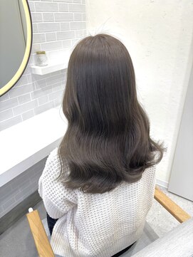ルーム 郡山店(ROOM) 透明感たっぷりヘーゼルベージュ×髪質改善カラー♪