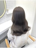 透明感たっぷりヘーゼルベージュ×髪質改善カラー♪