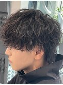 メンズパーマ 波巻きパーマ