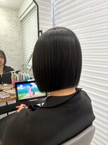 ボブ　ボブスタイル　ストレートボブ