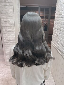 グロウ(grow) ブリーチなしで作るアイスラテグレージュ×ブルージュカラー♪