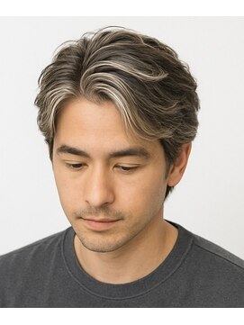 バース 梅田中崎町店(BIRTH) メンズハイライトバレイヤージュメッシュ