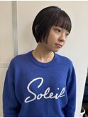 ショートボブ ショート ワイドバング 前髪カット 大須