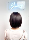 GLANZ_黒髪/小顔/オリーブグレー/ココアベージュ