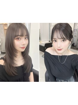 【天六駅/9番出口徒歩15秒】《NewOPEN/カット+Tr\4500》お顔周りカットで可愛くイメチェン/全席半個室/天満