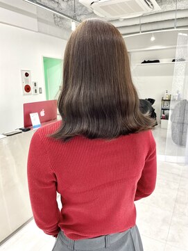 冬のアッシュブラウンカラー♪