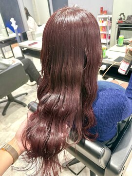 ネオ(neo.) チェリーカシス/レッドカシス/ワインレッド/波巻き