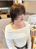 透明感◎フェイスレイヤーウルフ【芝本】【ラッキーヘア加古川】