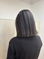 グランルッソ 岡山駅前(GRAN LUSSO)&nbsp;【国富】切りっぱなしボブ　バレイヤージュ