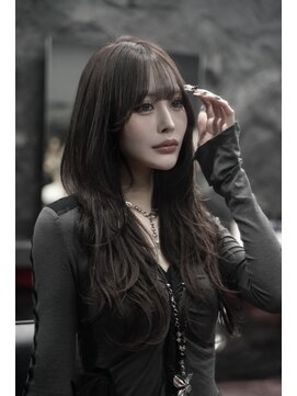 ケイ(K) チョコレートブラウン×エクステレイヤーカット