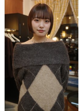 チャプター 問屋町(chapter) 髪質改善パツっとボブミニボブ透明感ケアカラー韓国ヘア岡山