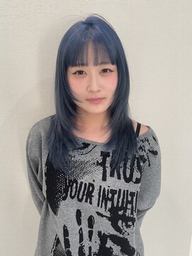 ココバイジル(CoCo by JILL) ハッシュカット/Aqua blue