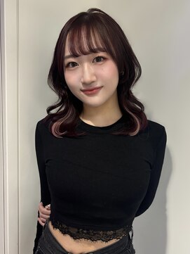 アクシス ナゴヤ(AXIS NAGOYA) ミルクティーブロンド/ダークブルー/デジタルパーマ/