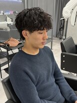 ラヴィット 横浜店(LUVIT)&nbsp;シャドウパーマ メンズパーマ メンズカット 波巻きパーマ