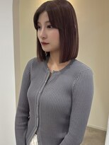 カシェ キョウマチ(cashe’e) 松阪/ブリーチ/ピンク/10代20代/ボブ