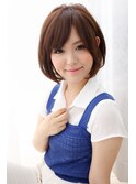 耳掛け王道ボブ