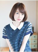 【Ria Ankh 石川台】大人かわいい斜めバング×ボブ
