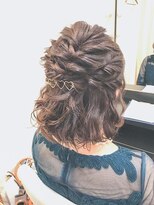 ブラウ ネイル パーティー(Blau Nail Party)&nbsp;ボブハーフアップ