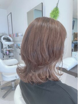 アメイジングヘアー 美沢店(AMAZING HAIR) ミディアム×カラー