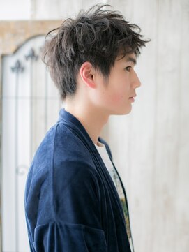 メンズヘア ビーセカンド 草加店(MENS HAIR B-2) アップバングで好感度！ニュアンスマッシュL