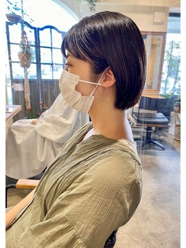 ヘアードレッシングショップ サロ(Hair Dressing Shop Salo) ぱつっとミニボブ#30代#40代#50代