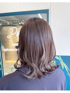 ピークス 千葉店(Peaks) 透明感☆グレージュグラデ♪